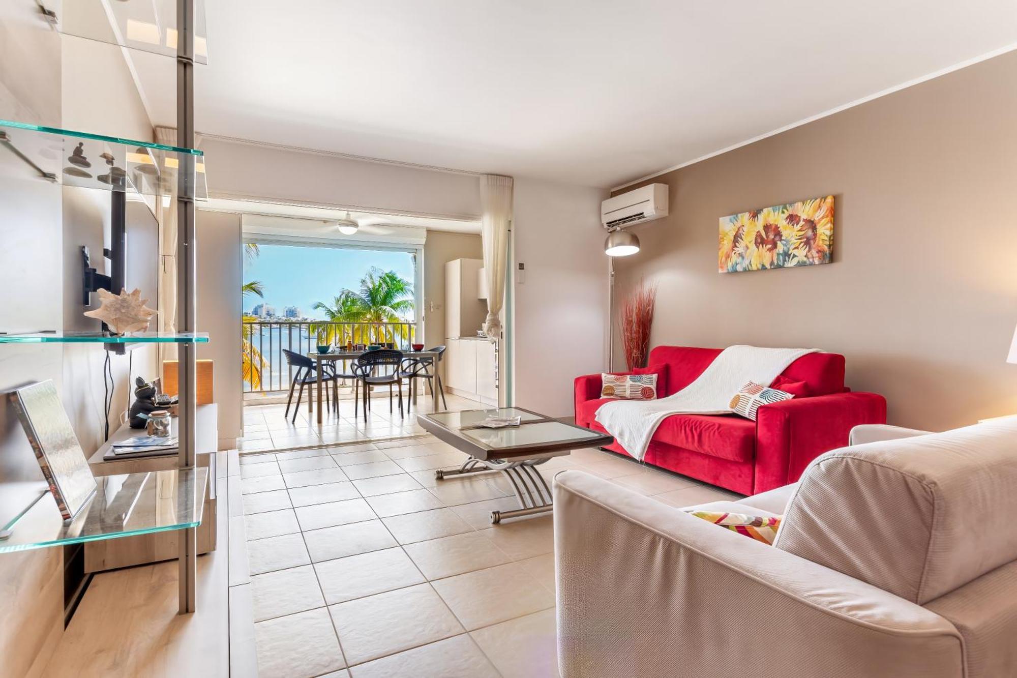 Vue Imprenable Sur Le Lagon, Appartement 1Ch 4P Baie Nettle 외부 사진